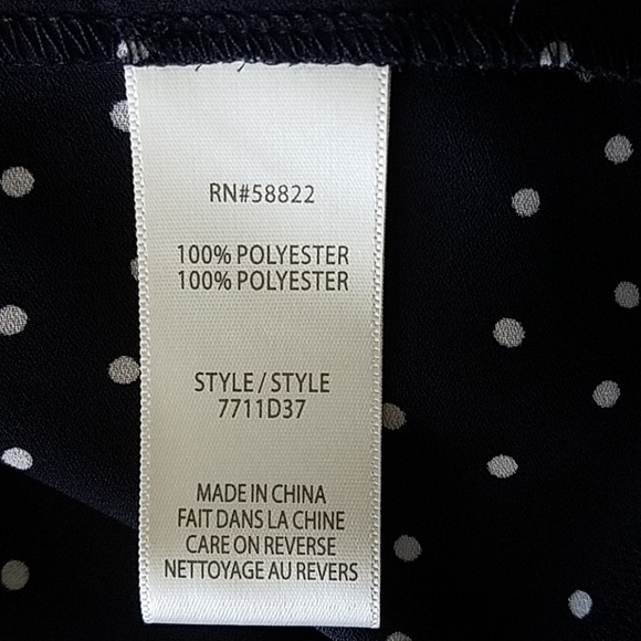 Max Studio blouse ruffle sleeve, NWT size L - Picture 6 of 6